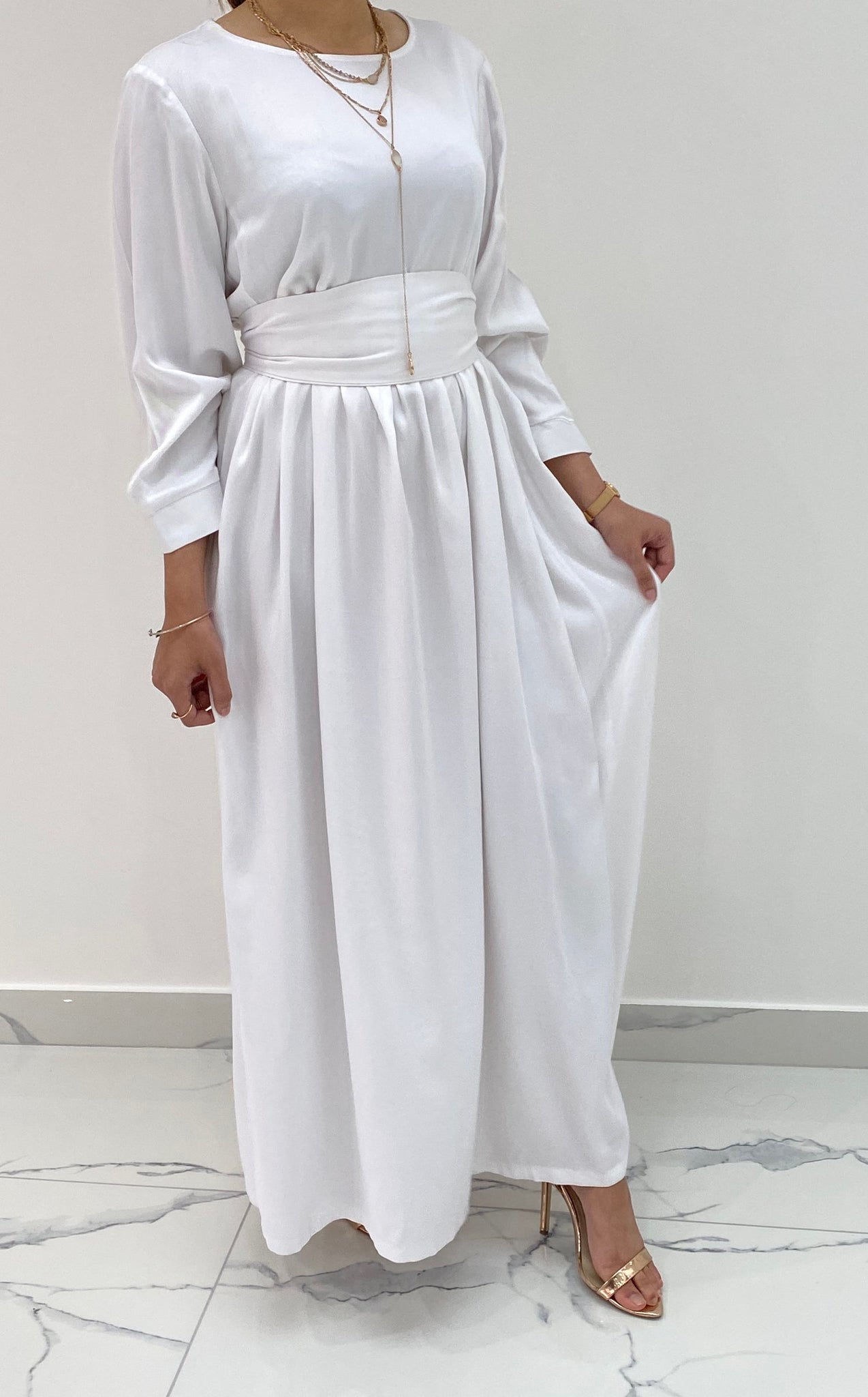 Summer Dress - White Essence